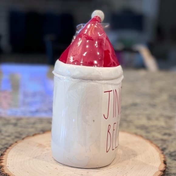 Rae Dunn By Magenta Ceramic Christmas Mug with Decorative Lid - Picture 2 of 5